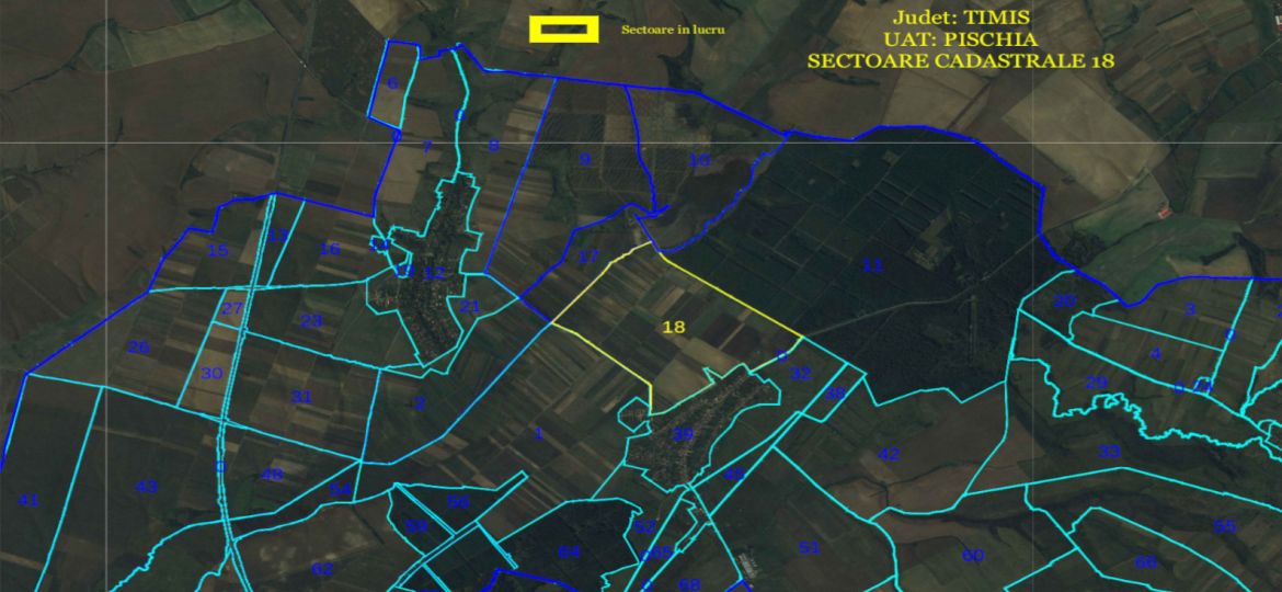 HARTA SECTOARE CADASTRALE PISCHIA